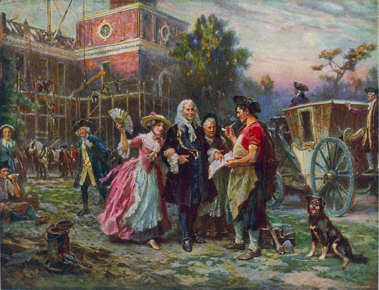 Jean Leon Gerome Ferris Building the Cradle of Liberty Spain oil painting art